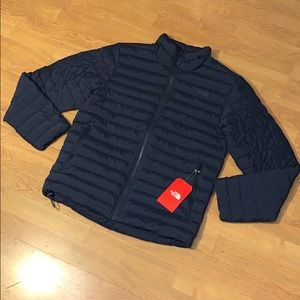 NWT The North Face Stretch Down Jacket - Navy Blue Medium